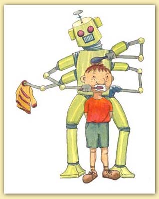 Roboter gross