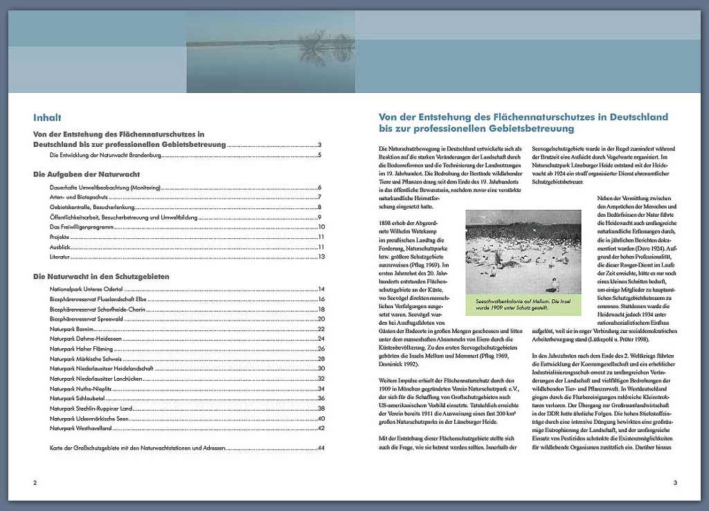 Doppelseite Broschuere gross